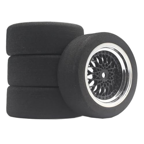 YONMFRDS RC Autoteile Für HSP 94123 Für Sakura D4 Für Tiangong Für TT02 1/10 Flache Auto Schwamm Reifen RC Reifen Professionelle Racing Auto 3/6/9 Grad Hub RC Auto Zubehör(6MM 5) von YONMFRDS