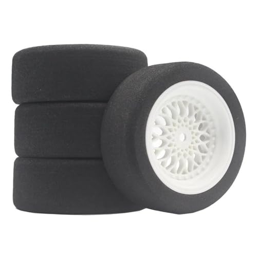 YONMFRDS RC Autoteile Für HSP 94123 Für Sakura D4 Für Tiangong Für TT02 1/10 Flache Auto Schwamm Reifen RC Reifen Professionelle Racing Auto 3/6/9 Grad Hub RC Auto Zubehör(9MM 12) von YONMFRDS
