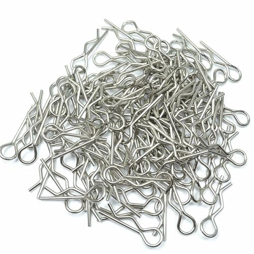 YONMFRDS RC Autoteile Für HSP Für HPI 1/8 1/10 1/16 Ersatz RC Körper Shell Clip Pins Modell Fernbedienung Auto Ersatzteile RC Modell Auto Spielzeug Zubehör 100PCS(1/8) von YONMFRDS