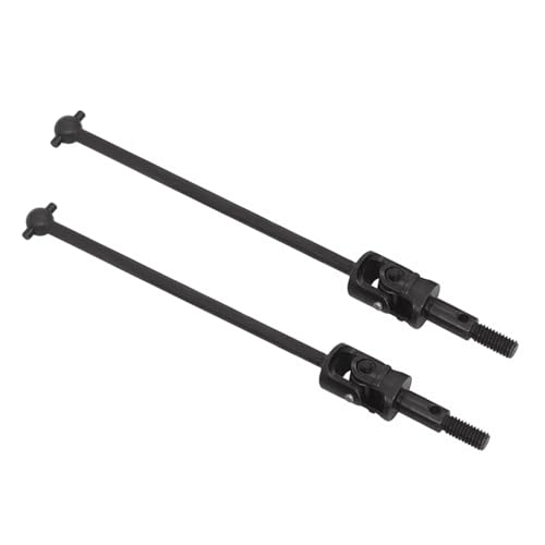 YONMFRDS RC Autoteile Für HSP Für Redcat 102015 106015 108015 94102 94103 94123 94177 94106 94107 94111 94108 2PCS Dogbone Antriebswelle CVD Für 1/10 RC Auto(Black,85.5MM) von YONMFRDS