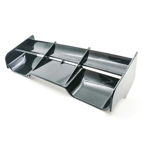 YONMFRDS RC Autoteile Für Kyosho Für Arrma Für TRX Für Losi Für Hsp Für Himoto Für Hpi 1/8 Skala Modelle RC Truggy Auto Zubehör RC Auto Off Road Buggy Flügel Körper Spoiler(Black) von YONMFRDS