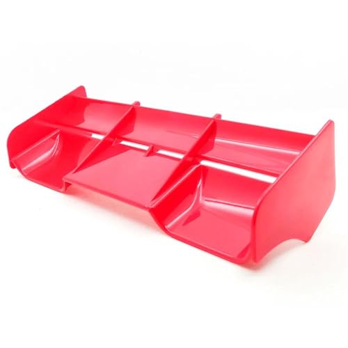 YONMFRDS RC Autoteile Für Kyosho Für Arrma Für TRX Für Losi Für Hsp Für Himoto Für Hpi 1/8 Skala Modelle RC Truggy Auto Zubehör RC Auto Off Road Buggy Flügel Körper Spoiler(Red) von YONMFRDS