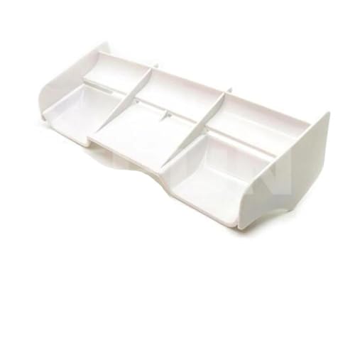 YONMFRDS RC Autoteile Für Kyosho Für Arrma Für TRX Für Losi Für Hsp Für Himoto Für Hpi 1/8 Skala Modelle RC Truggy Auto Zubehör RC Auto Off Road Buggy Flügel Körper Spoiler(White) von YONMFRDS