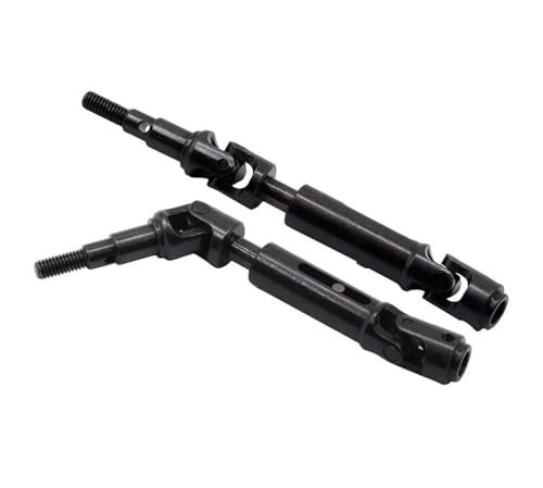 YONMFRDS RC Autoteile Für MJX 14210 14209 2 Stück Metallantriebswelle CVD Antriebswelle 1/14 RC Auto Upgrade Teile Modifikation Ersatz RC Auto Zubehör(Black) von YONMFRDS