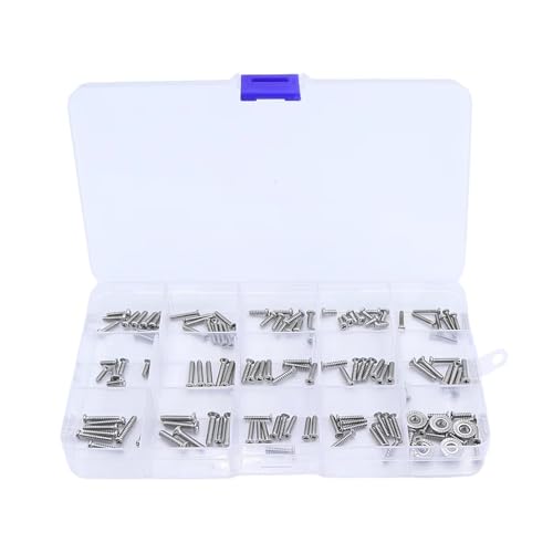 YONMFRDS RC Autoteile Für MJX 14210 14209 Ersatzschraubensatz, Ersatzschrauben Aus Edelstahl, Reparaturwerkzeuge Für Bürstenlose Hochgeschwindigkeits-Geländefahrzeuge, RC-Autoteile von YONMFRDS