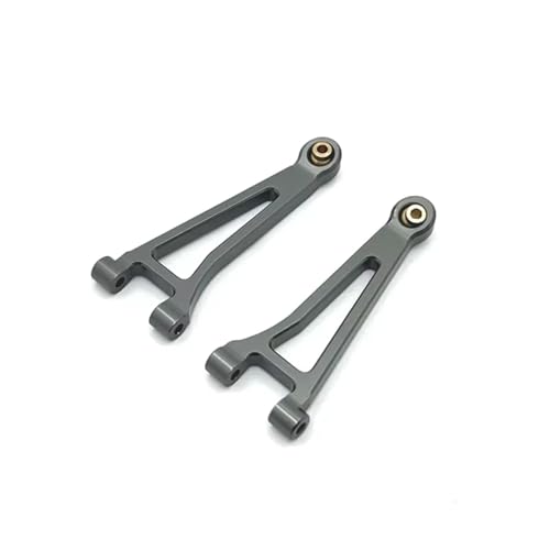 YONMFRDS RC Autoteile Für MJX Für Hyper Für Go 14210 14209 14210B Für 1/14 RC Autos RC LKW Verbesserte Teile Aluminium Legierung Front Upper Für Schaukel Arm(Gray) von YONMFRDS