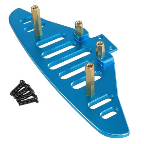 YONMFRDS RC Autoteile Für MJX Für Hyper Go 14301 14302 14303 1/14 Metall Front Stoßstange RC Auto Gefährdete Teile Metall Upgrade Teile Geändert Zubehör(Blue) von YONMFRDS