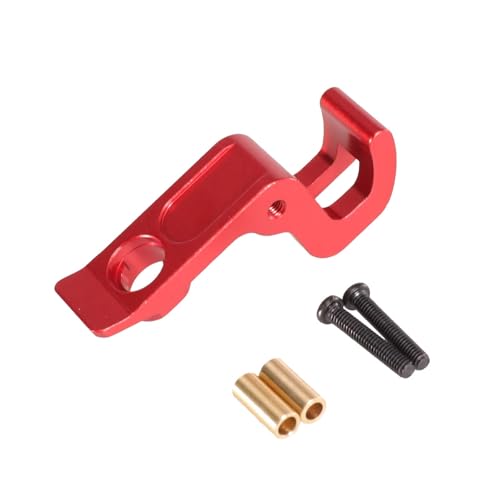 YONMFRDS RC Autoteile Für MJX Für Hyper Go 16208 H16H Karosserieschloss 16017 Metallschlosshaken Ersatz Upgrade Teile Dekoration Modifikation RC Autozubehör(Red) von YONMFRDS