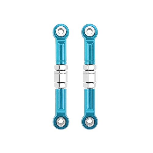 YONMFRDS RC Autoteile Für MJX H16 16207 16208 16209 16210 1/16 2 Stücke Metall Front Lenkstange Lenkstangen RC Auto Upgrades Teile Geändert Zubehör(Blue) von YONMFRDS