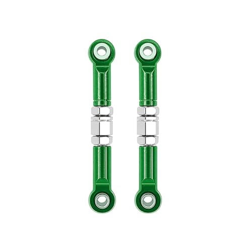 YONMFRDS RC Autoteile Für MJX H16 16207 16208 16209 16210 1/16 2 Stücke Metall Front Lenkstange Lenkstangen RC Auto Upgrades Teile Geändert Zubehör(Green) von YONMFRDS