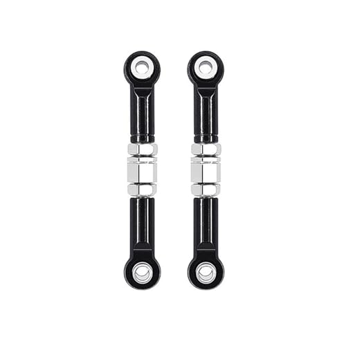 RC Autoteile Für MJX H16 16208 16207 16209 16210 1/16 Metall Front Lenkstange Lenkung Links RC Auto Upgrades Teile Modifikation RC Zubehör(Black) von YONMFRDS