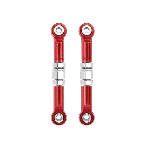 YONMFRDS RC Autoteile Für MJX H16 16208 16207 16209 16210 1/16 Metall Front Lenkstange Lenkung Links RC Auto Upgrades Teile Modifikation RC Zubehör(Red) von YONMFRDS