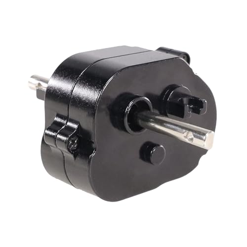 YONMFRDS RC Autoteile Für MN 1/12 Für MN82 LC79 MN78 MN168 MN99sV2RC Auto Metall Medium Wave Box Getriebe Abdeckung Upgrade Getriebe Rahmen Medium Welle Box Montage RC Auto Teile(Black) von YONMFRDS