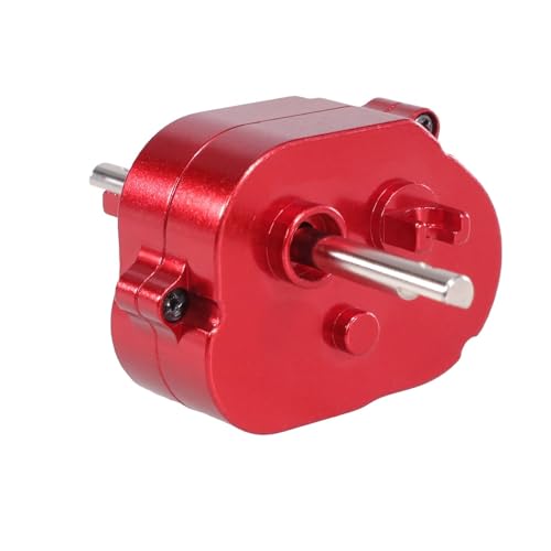 RC Autoteile Für MN 1/12 Für MN82 LC79 MN78 MN168 MN99sV2RC Auto Metall Medium Wave Box Getriebe Abdeckung Upgrade Getriebe Rahmen Medium Welle Box Montage RC Auto Teile(Red) von YONMFRDS