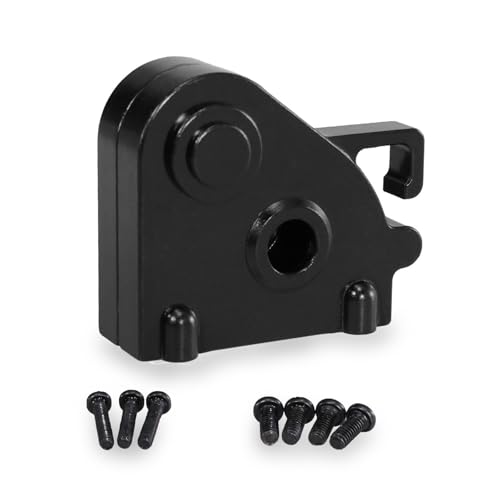 YONMFRDS RC Autoteile Für MN 1/12 Für MN86S MN86 MN128 G500 Für Wrangler RC Auto Metall Upgrade Medium Wave Box Cover Ersatzteile Modifikationszubehör(Black) von YONMFRDS