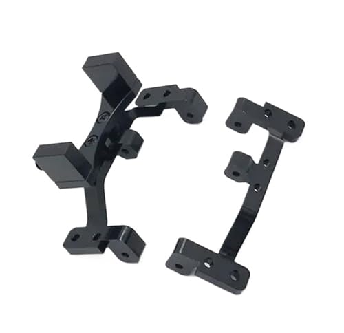 YONMFRDS RC Autoteile Für MN D90 D91 D96 D99S Für MN90 MN91 MN96 MN99 MN99S 1/12 Ersatz Metall Zugstange Basis Sitz Achse Up Servo Halterung Montieren RC Auto LKW Ersatzteile(Black) von YONMFRDS