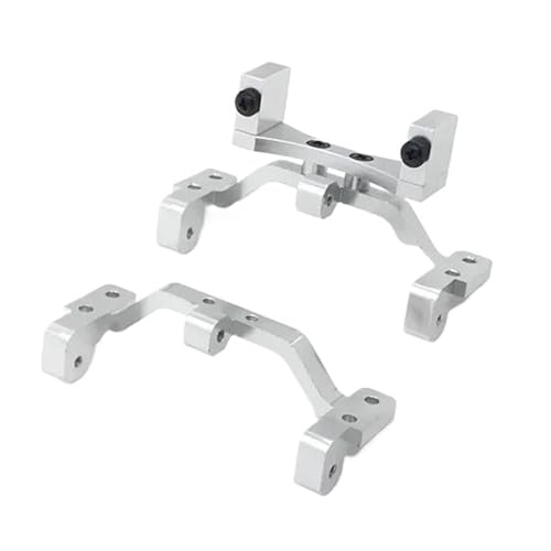 YONMFRDS RC Autoteile Für MN D90 D91 D96 D99S Für MN90 MN91 MN96 MN99 MN99S 1/12 Ersatz Metall Zugstange Basis Sitz Achse Up Servo Halterung Montieren RC Auto LKW Ersatzteile(Silver) von YONMFRDS