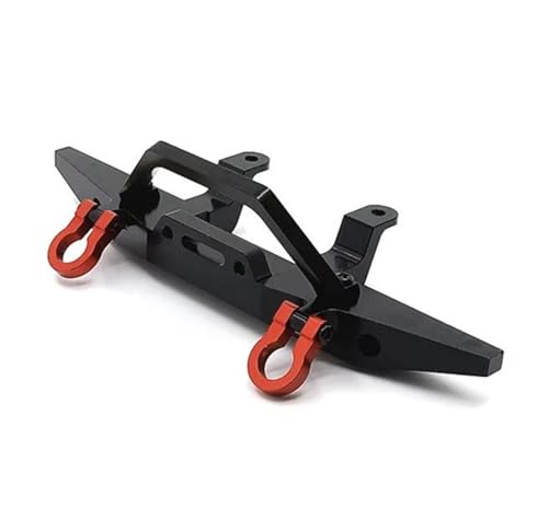 YONMFRDS RC Autoteile Für MN D90 D91 D96 D99S Für MN90 MN99 MN99S Ersatz Metall Front Stoßstange 1/12 RC Auto Upgrades Teile Änderung RC Auto Zubehör(Black) von YONMFRDS