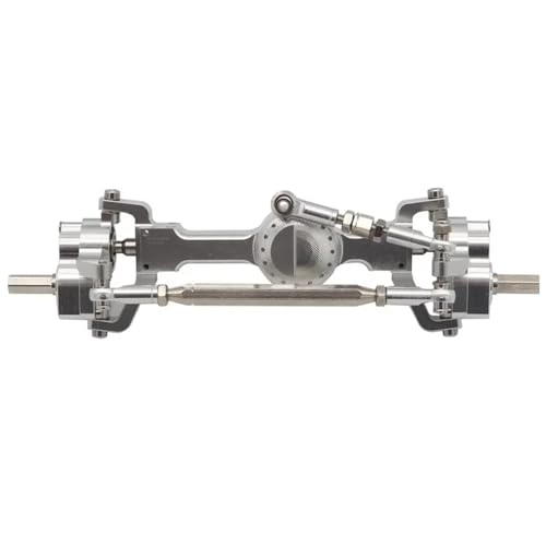 YONMFRDS RC Autoteile Für MN D90 D91 D96 Für FJ45 Für MN99S MN98 MN45 MN40 MN90 MN91 MN96 MN99 Ersatz Metall Vorne Hinten Portal Achse Set 1/12 RC Auto Upgrade Teile(Silver,Front) von YONMFRDS