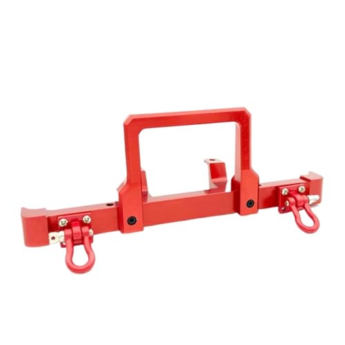 YONMFRDS RC Autoteile Für MN D90 D91 D96 MN90 Für MN99S 1/12 1 Stücke RC Auto Metall Frontstoßstange RC Auto Upgrade Teile Zubehör Ersatzteile(Red) von YONMFRDS