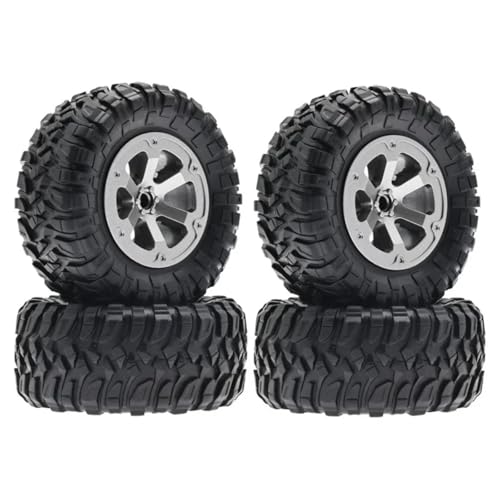 YONMFRDS RC Autoteile Für MN D90 Für MN98 Für MN99S Für WPL C14 C24 C24-1 C34 C54 B14 B24 B16 B36 Für Fayee FY002 FY003 4 Stücke 73mm Reifen Rad Reifen RC Auto Upgrade Teile von YONMFRDS