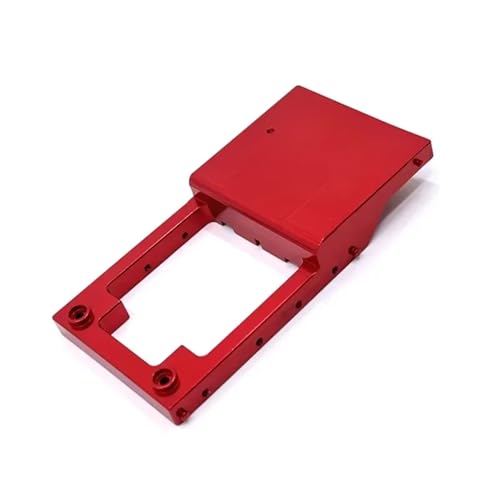 YONMFRDS RC Autoteile Für MN Für MN78 Für 1/12 RC Auto Upgrade Teile Zubehör Metall Lenkung Servo Feste Halterung Strahl(Red) von YONMFRDS