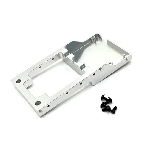 YONMFRDS RC Autoteile Für MN Für MN78 Für 1/12 RC Auto Upgrade Teile Zubehör Metall Lenkung Servo Feste Halterung Strahl(Silver) von YONMFRDS