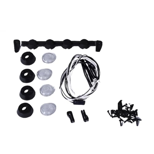 YONMFRDS RC Autoteile Für MN82 LC79 1/12 Runde Dach Lampe Scheinwerfer Scheinwerfer Beleuchtung Seite Lampen Mit Kabel Dekoration Auto Zubehör RC Crawler Upgrade Teile(Set 3) von YONMFRDS