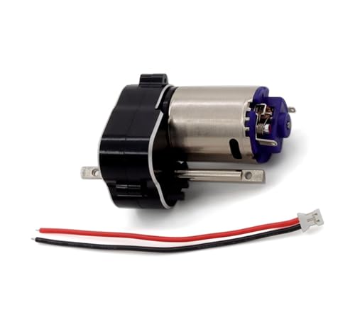 YONMFRDS RC Autoteile Für MN82 MN78 1/12 RC Auto Upgrade Teile Zubehör Metall Getriebe Getriebe Motor Getriebe Box Mit Metall Getriebe Ersatz Zubehör(Black) von YONMFRDS