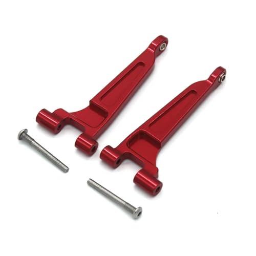 YONMFRDS RC Autoteile Für Mjx 14210 14209 Für 1/14 Fernbedienung Auto Metall Upgrade Kipphebel Lenkung Tasse Spurstange Stoßdämpfer Rahmen Teile(Red2) von YONMFRDS