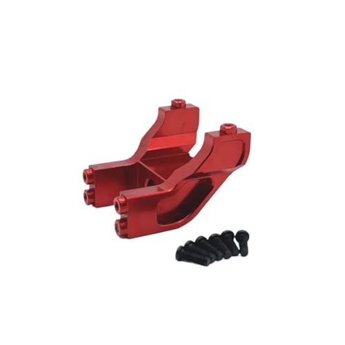 YONMFRDS RC Autoteile Für Mjx Für Hyper Go 14209 14210 1/14 Metall Schwanz Für Flügel Halterung Halter RC Fernbedienung Auto Upgrade Teile Zubehör(Red) von YONMFRDS