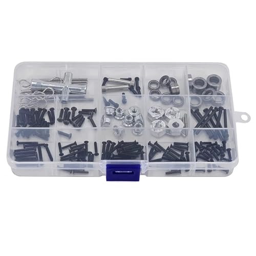 YONMFRDS RC Autoteile Für Mjx Für Hyper Go 16207 14301 Ersatz-Kits Box R1810 R168Z Lager Metall Sechskant M40 Muttern Schrauben M0522 S4092 Gemeinsame Schrauben RC Autoteile 215 STK YONMFRDS RC Autoteile Für Mjx Für Hyper Go 16207 14301 Ersatz-Kits Box R1810 R168Z Lager Metall Sechskant M40 Muttern Schrauben M0522 S4092 Gemeinsame Schrauben RC Autoteile 215 STK von YONMFRDS