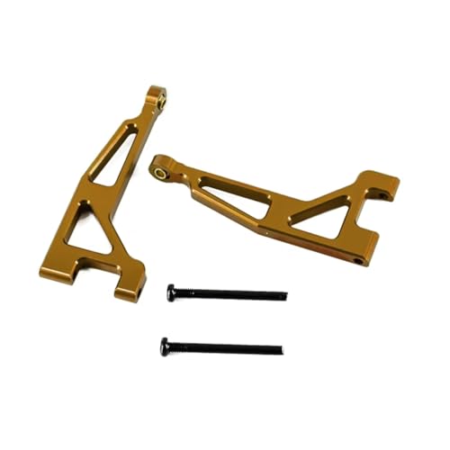 RC Autoteile Für Mjx Für Hyper Go 16207 16208 16209 16210 H16 Upgrade Teile Metall Hinten Oberen Für Schaukel Arm Rc Auto Aluminium Zubehör(Yellow) von YONMFRDS