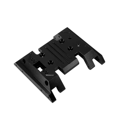YONMFRDS RC Autoteile Für Mn128 Für Model Mn86 G500 1/12 Skala Upgrade Teile Fernbedienung Rc Crawler Auto Zubehör Medium Welle Box Boden Platte Metall(Black) von YONMFRDS