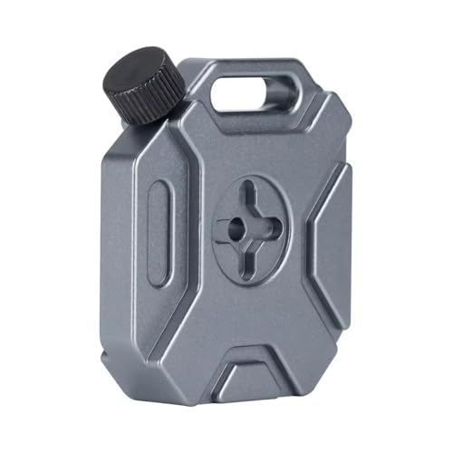 YONMFRDS RC Autoteile Für SCX10 Für TRX4 90046 Für D90 Für VS4-10 Für 1/8 1/10 RC Crawler Auto CNC Aluminium Für Tank Dekoration Zubehör(Gray) von YONMFRDS