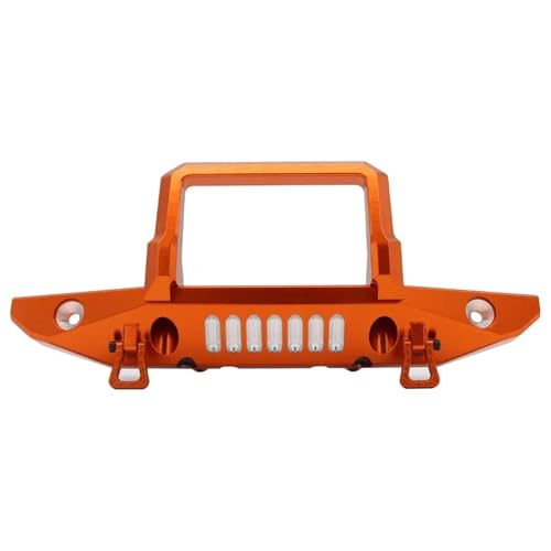 YONMFRDS RC Autoteile Für SCX6 Für 1/6 RC Auto Fahrzeuge Frontschürze Zubehör Montage Modifikation Auto Für Hobby Halterung LKW Ersatzteile DIY RC Auto Teile(Orange) von YONMFRDS
