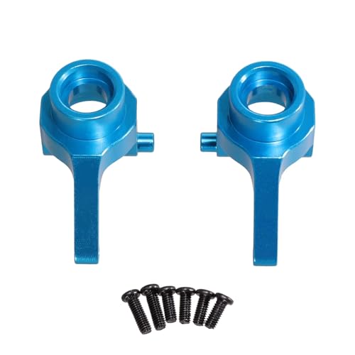 RC Autoteile Für SCY Für 18101 18102 1/18 Metall Front Lenkung Tasse Geeignet Fernbedienung Auto OP Upgrade Zubehör Und Anfällige Teile(Blue) von YONMFRDS