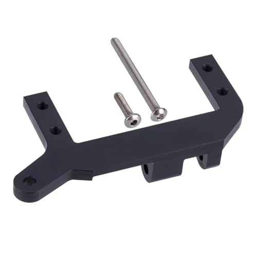 YONMFRDS RC Autoteile Für TRX-4 1/10 Aluminium Bearbeitete Servohalterung Achshalterung RC Auto Crawler Upgrade Teile Spielzeugautozubehör Spielzeugautoteile(Black) von YONMFRDS