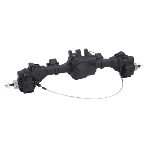 YONMFRDS RC Autoteile Für TRX-4 6WD Für 1:10 RC Crawler Upgrade Komplette Vorne Mitte Hinten Differential Portal Achse Mit T-Lock Hohe Bodenfreiheit(Rear axle 6WD) von YONMFRDS