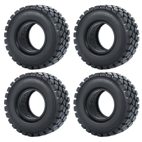 YONMFRDS RC Autoteile Für TRX-4M 1/18 Für Axial Für SCX24 Für AXI90081 1/24 RC Crawler Auto Upgrade Teile 1,0 Zoll Weiche Gummi Rad Reifen 50/54/58/62/64/65mm Auto Zubehör(B 54mm) von YONMFRDS