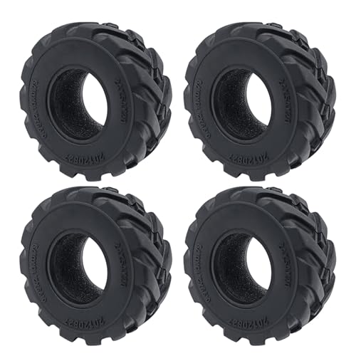 YONMFRDS RC Autoteile Für TRX-4M 1/18 Für Axial Für SCX24 Für AXI90081 1/24 RC Crawler Auto Upgrade Teile 1,0 Zoll Weiche Gummi Rad Reifen 50/54/58/62/64/65mm Auto Zubehör(D 54mm) von YONMFRDS