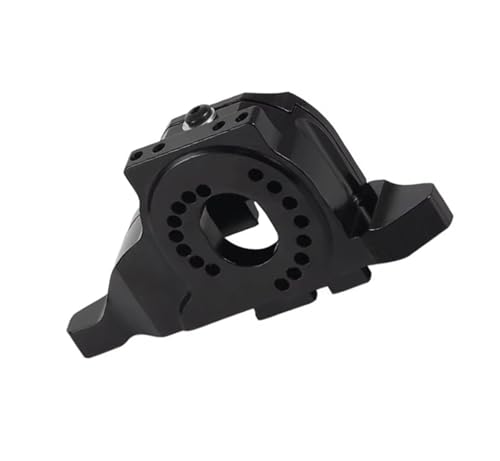 YONMFRDS RC Autoteile Für TRX-6 G63 Für TRX-4 G500 Für Bronco Für Defender 1/10 Aluminiumlegierung Kühlkörper Motorhalterung Basis Getriebeabdeckung RC Crawler Autozubehör(Black) von YONMFRDS