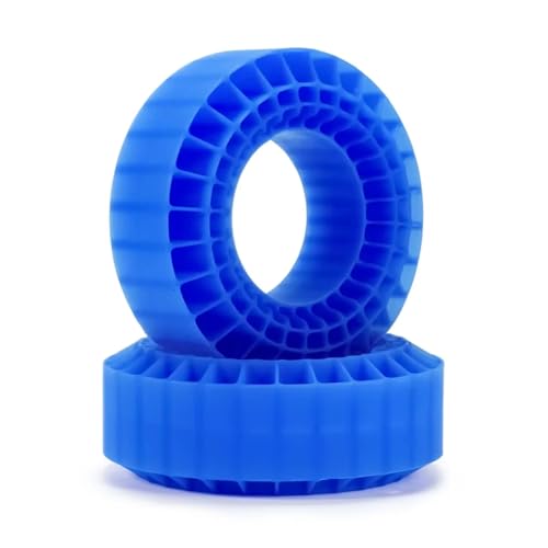 YONMFRDS RC Autoteile Für TRX4 Für TRX6 Für Axial Für SCX10 Für Capra 1/10 2/4Pcs Silikon Gummi Einsatz Schaum 108mm Passt 1,9 "Rad Reifen RC Upgrade Teile(Blue,2pcs) von YONMFRDS