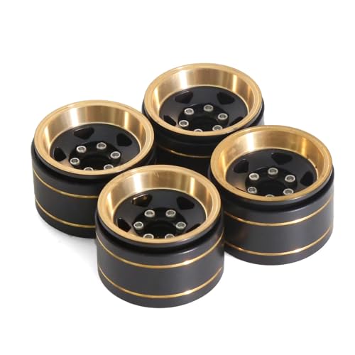 RC Autoteile Für TRX4M Für SCX24 Für AX24 1/18 1/24 4 Stücke 1,0 "Beadlock Radnabe Felge RC Upgrade Teile Zubehör RC Autoteile Für TRX4M Für SCX24 Für AX24 1/18 1/24 4 Stücke 1,0 "Beadlock Radnabe Felge RC Upgrade Teile Zubehör von YONMFRDS