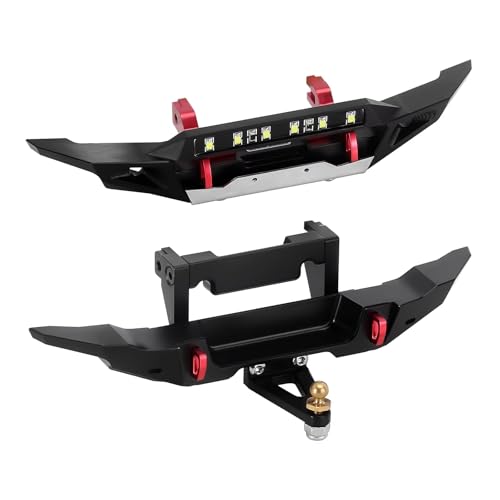 YONMFRDS RC Autoteile Für Trx4m Für Bronco 1/18 Aluminium Vorne Stoßstange Hinten RC Crawler Upgrade RC Auto Upgrade Zubehör 4M-85(Set) von YONMFRDS