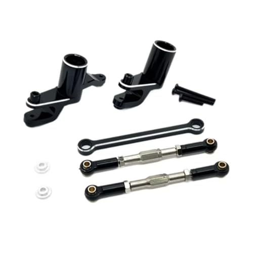 YONMFRDS RC Autoteile Für UD1201 UD1202 Pro 1/12 Metalllenkung RC Auto Upgrade Teile Zubehör Fernbedienung Auto Ersatzteile(Black) von YONMFRDS