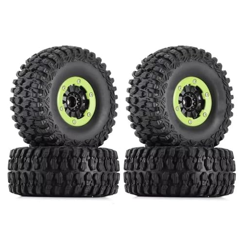 YONMFRDS RC Autoteile Für UDR Für TRXS Für 1/7 Für Desert Short Course Truck Offroad Für Buggy-RC-Auto 17 Mm Sechskant-RC-Felgen Und -Reifen 2,8 Zoll(Green) von YONMFRDS