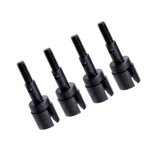 YONMFRDS RC Autoteile Für Volcano Für EPX Pro Für Monster Truck Für Brontosaurus 94103 94107 94111 1/10 Für HSP 02033 Für Exceed Stub Rad Achse Teile RC Auto Zubehör(Black) von YONMFRDS