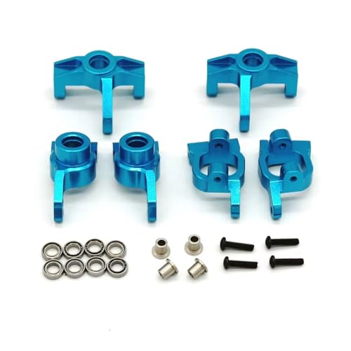 YONMFRDS RC Autoteile Für WLtoys 124008 124010 144001 144010 124016 124017 124018 124019 1/12 1251 1252 1253 RC Lenkung Cup C Hinterrad Sitz Teile RC Auto Zubehör(Blue) von YONMFRDS