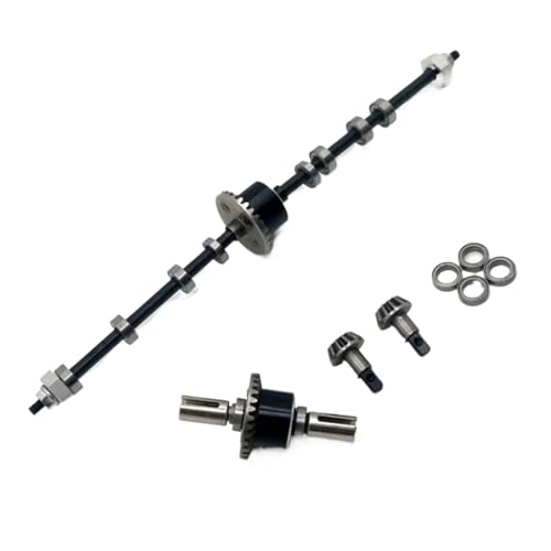 YONMFRDS RC Autoteile Für WLtoys 12428 12429 12423 12427 Für Feiyue 1/12 RC Auto Metall Upgrade Teile Modifizierte Vordere Und Hintere Differentiale Achswellen von YONMFRDS